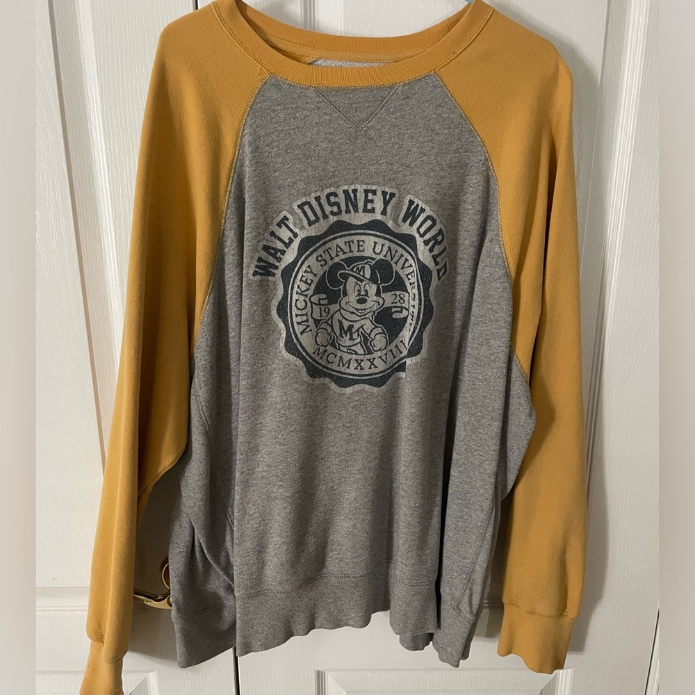 Vintage style Mickey Mouse baseball crewneck